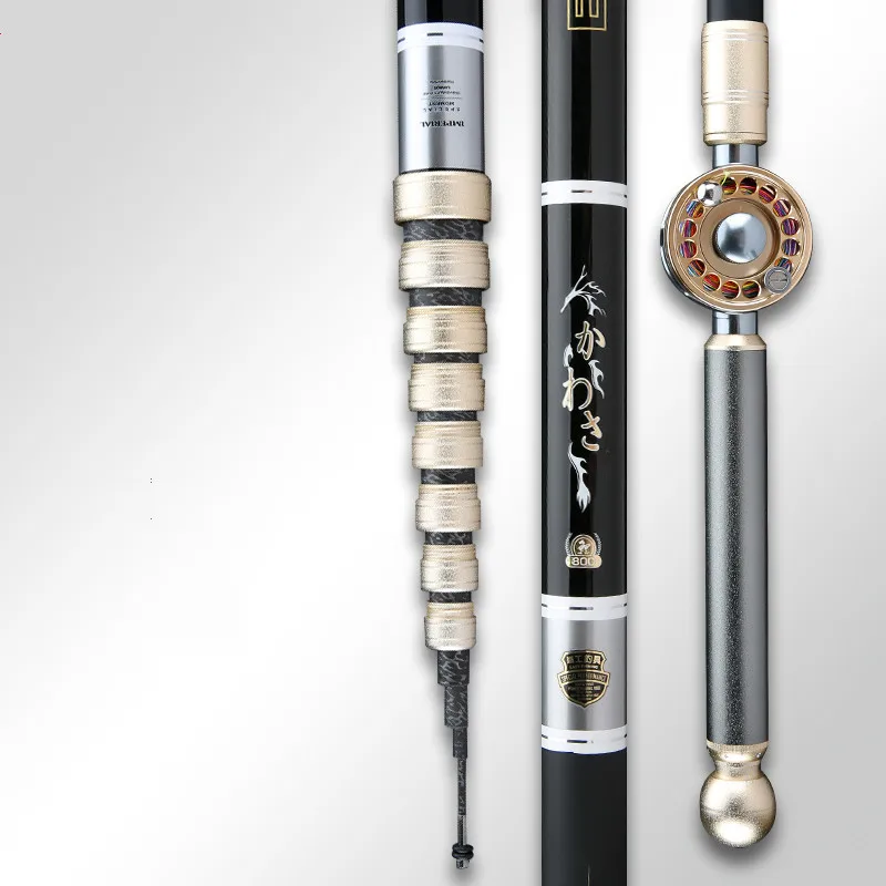 Caña de pescar hueca multiusos, poste de posicionamiento de 4,5 m-10m, caña de pescar de Taiwán, Peche, sección corta, Olta 28 Tune - imagen 2