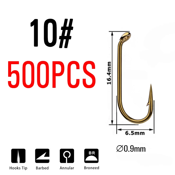 500pcs  Size 10