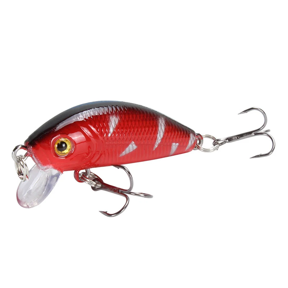 1 Uds Wobblers señuelo de Pesca flotante 5cm 4,3g Minnow Japón de plástico duro cebo Crankbait Swimbait trucha aparejos de pesca lubina - imagen 3