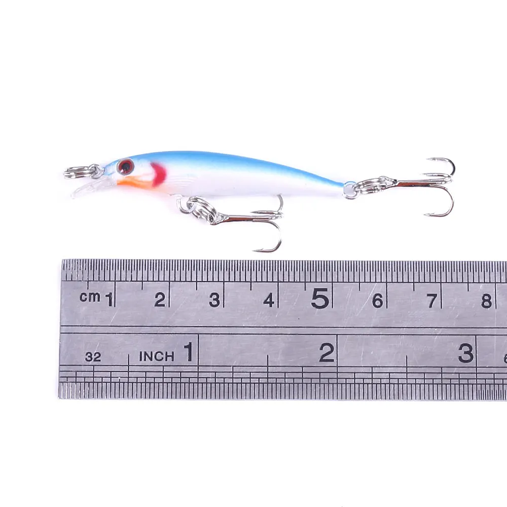 Señuelo de pesca Minnows, 5cm, 2,1g, Jerkbait, Mini Wobblers de pesca, cebo de manivela dura, Lucio Artificial, carpa, Swimbait para Lucio, trucha, 1 ud. - imagen 4