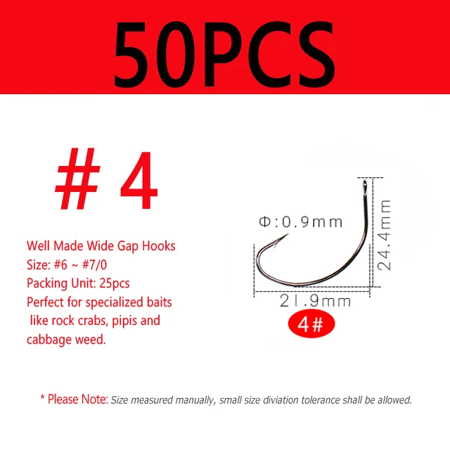 50pcs size 4