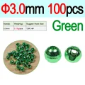 100pcs 3.0mm Green