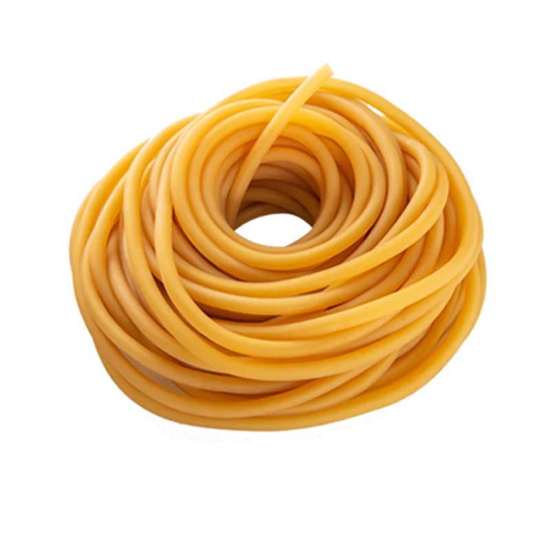 Banda de goma sólida de 10m, cuerda de tracción de 2mm de diámetro, protección de caña de pescar, línea elástica redonda sólida - imagen 2