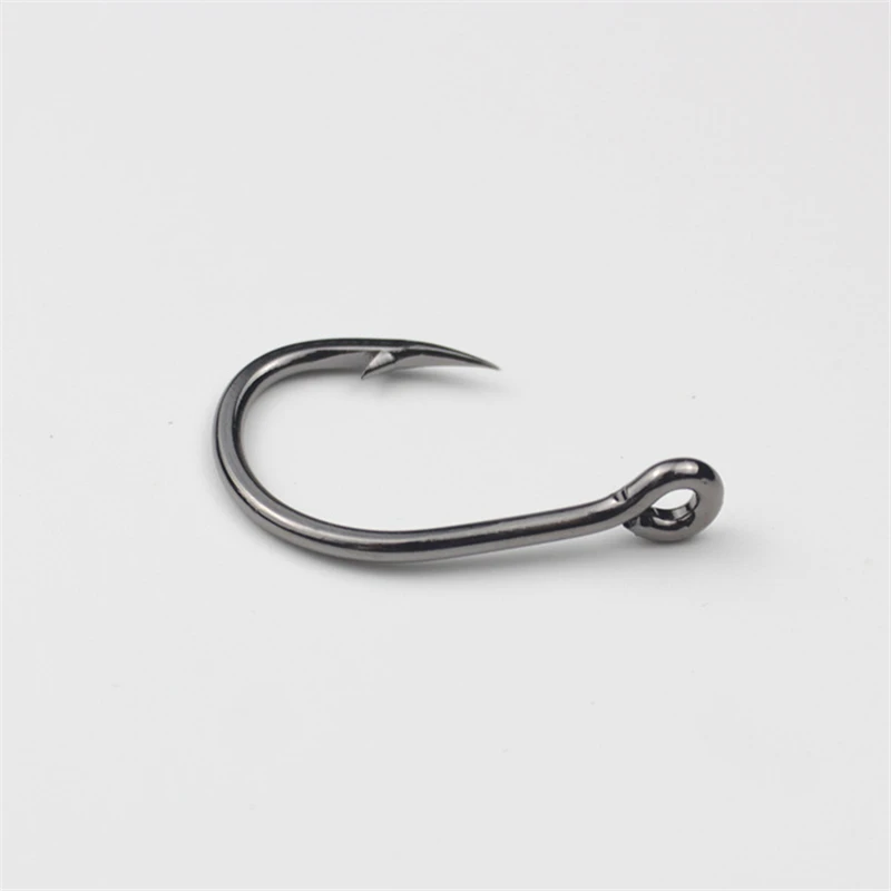 600 Uds gancho de placa de hierro agujero circular gigante anzuelos de púas atrevidos señuelo depósito accesorios de Pesca de mar aparejos Pesca al por mayor - imagen 3