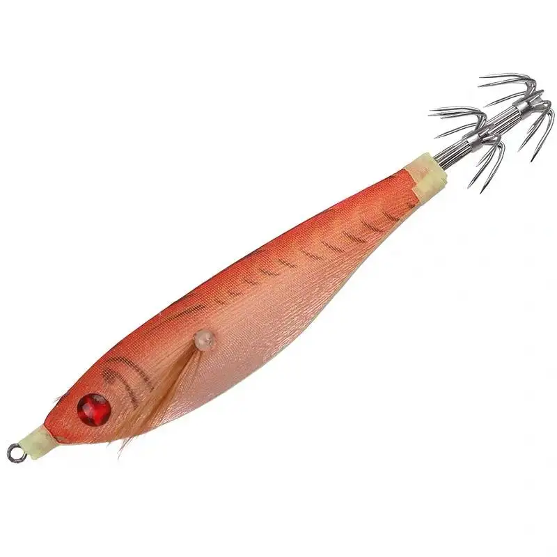 Anzuelos de calamar, cebo duro Artificial, señuelo de pesca realista, accesorios de aparejos de pesca, 10 Uds. - imagen 3
