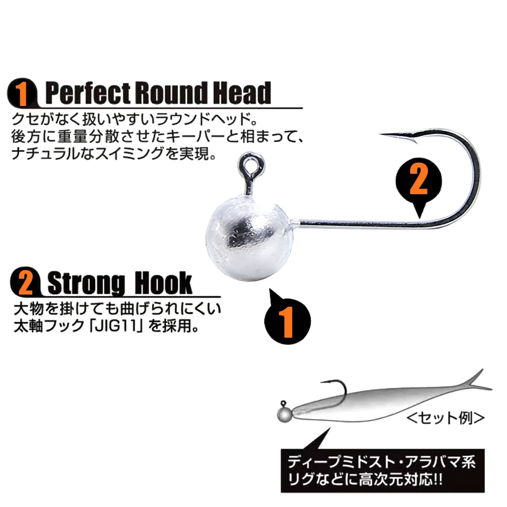 B & U-High Carbon Stainless Head Hook Jig Bait, Anzuelos de pesca para pesca con señuelos suaves, 2G, revestimiento 3G - imagen 5