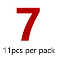7  11pcs per pack