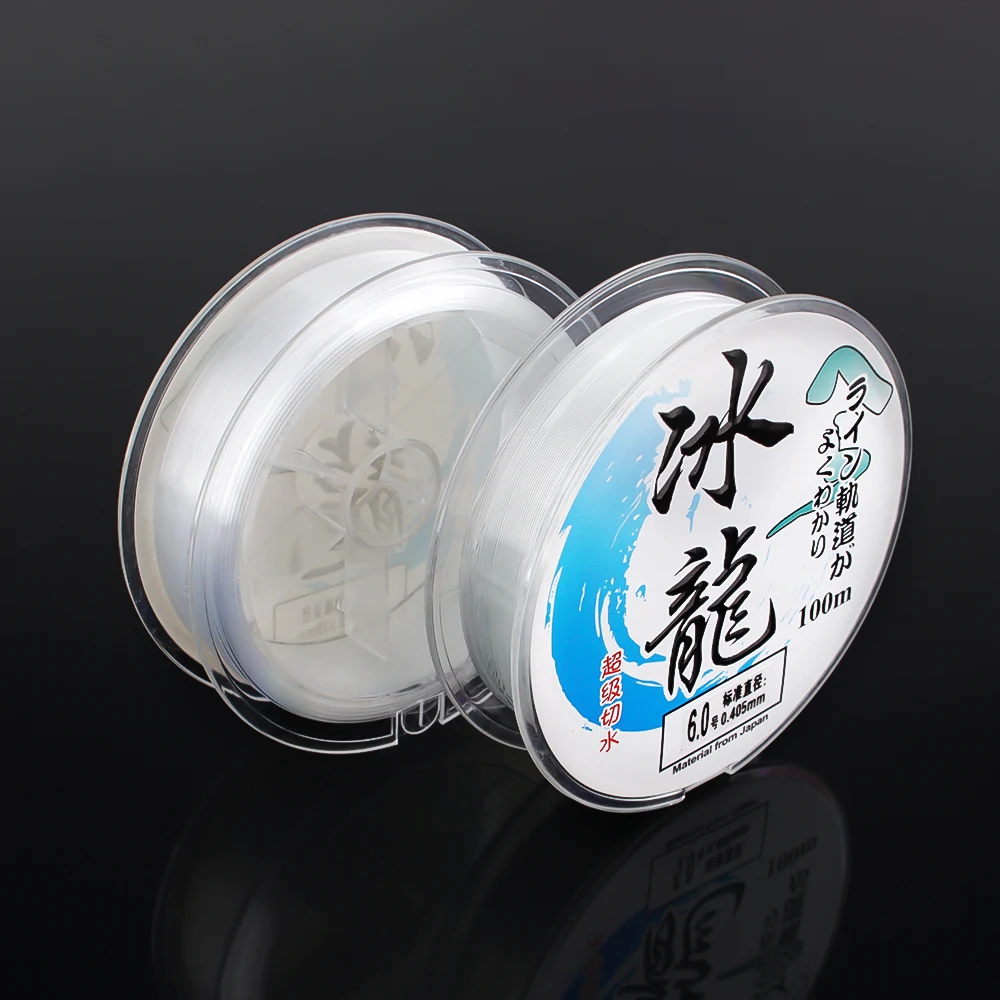 Sedal de pesca de nailon, monofilamento de Material japonés para pesca de carpa en agua salada, fluorocarbono, 100M - imagen 4