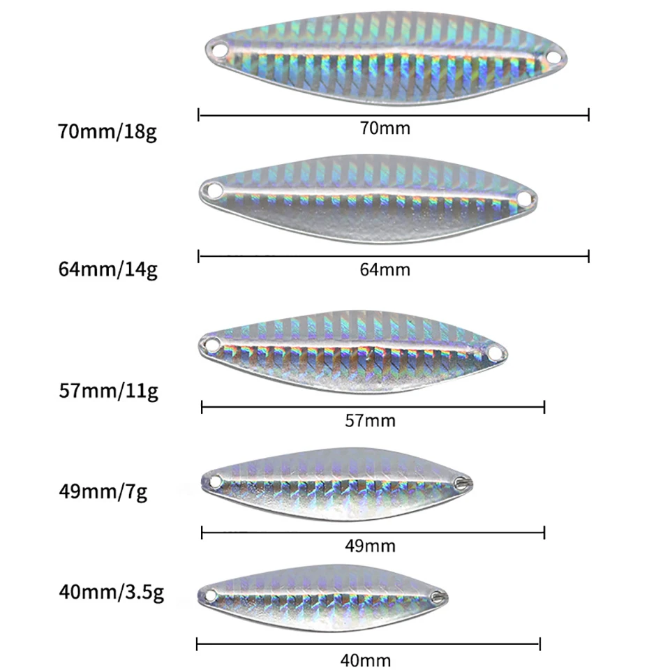 WALK FISH-señuelo de pesca con lentejuelas de Metal láser, cebo de pesca falso biónico de tiro largo con gancho de pluma, cebo duro Artificial, 1 unidad - imagen 3