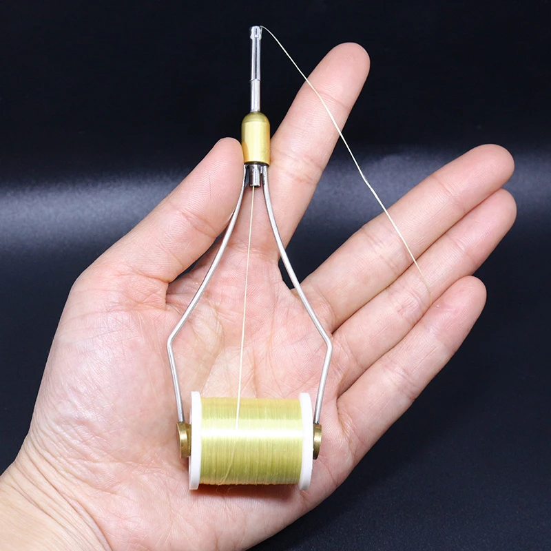 Royal Sissi 4 carretes de fibra de kevlar amarilla natural, hilo para atar moscas planas 200D, hilo para moscas grandes superfuertes para lubinas y moscas de agua salada - imagen 4