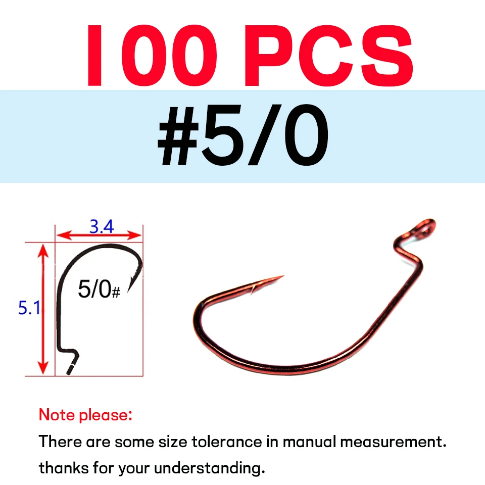 100pcs Size 5l0