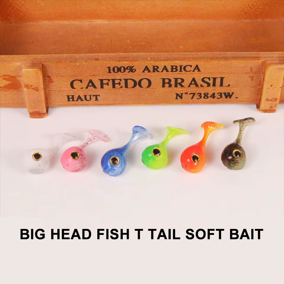 WALK FISH Señuelos suaves de cola en T – Cebo silicona para pesca marina - imagen 5
