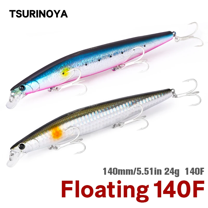 Minnow STINGER TSURINOYA - 140mm 24g Flotante