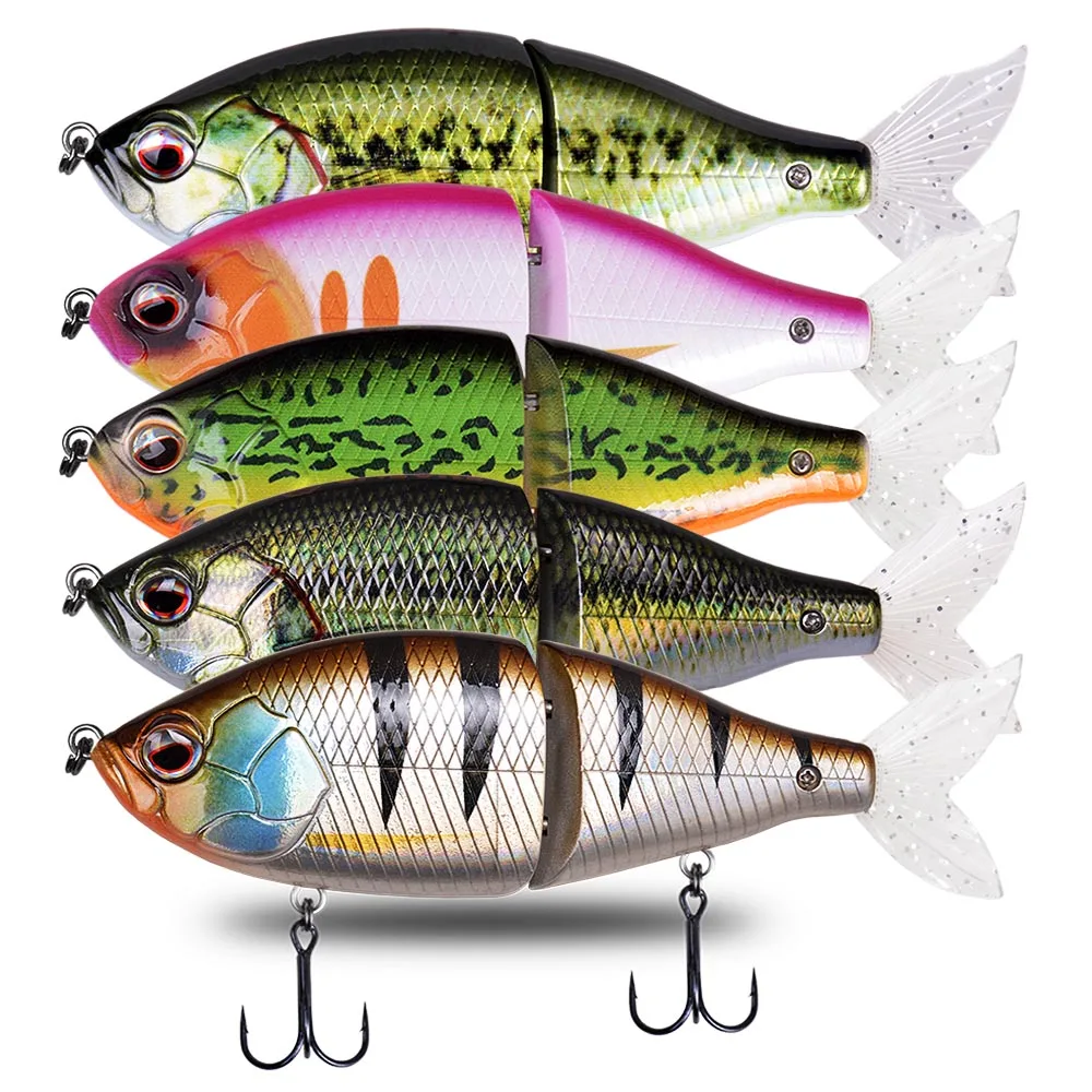 Señuelo de pesca hundido swimbait con cola suave, cebo articulado para lubina, cebo duro CF, 150mm, 56g, 29 colores - imagen 3