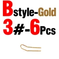 B Gold Size3 6pcs