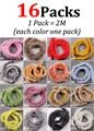 16 packs mix color