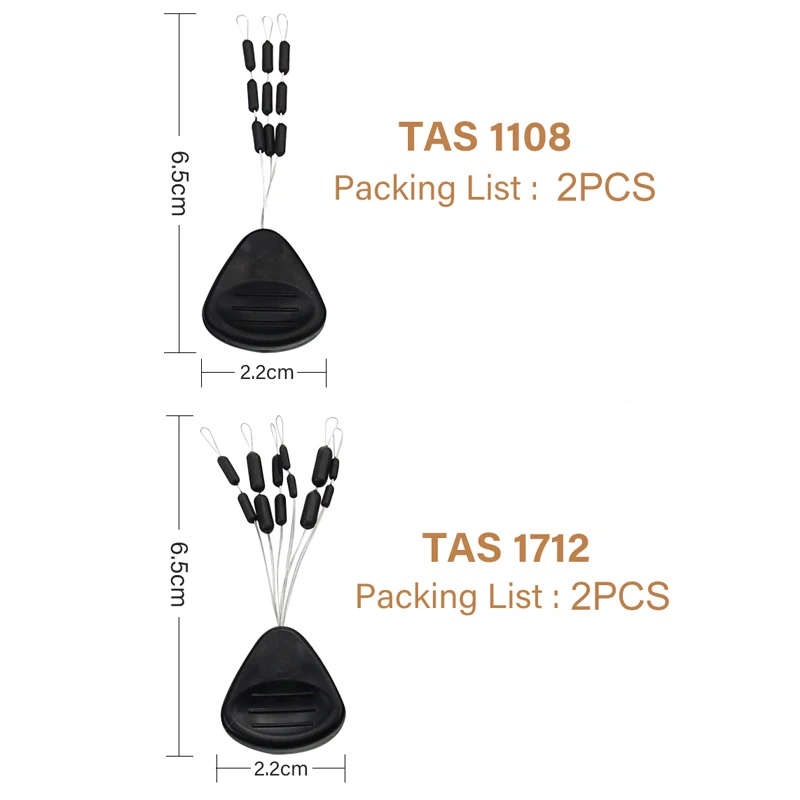 Mosodo-plomos de tungsteno para pesca de carpa, accesorios de tungsteno, 2 uds. - imagen 2