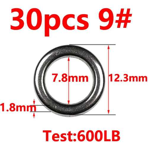 Solid Ring 9 30pcs