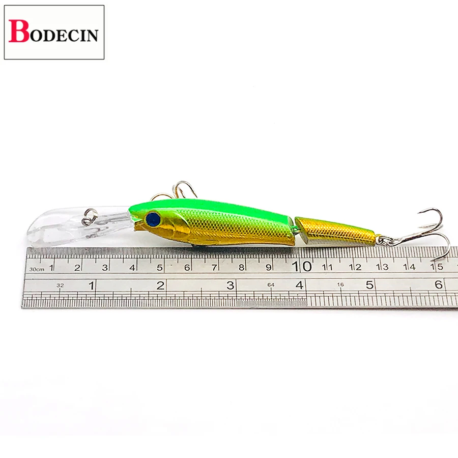 Cebo Artificial grande/falso para pesca, aparejos de pesca de trucha, Swimbait, Jerkbait, Wobbler, curricán, Lucio, pececillo duro, señuelo de mar, 1 piezas - imagen 5