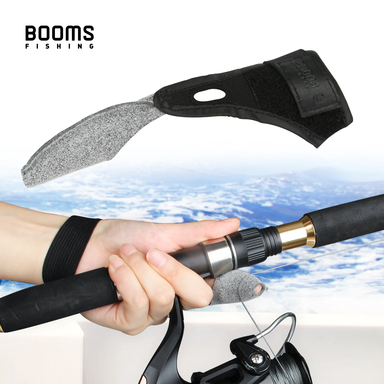 Booms Fishing FG1 Protector de un solo dedo guantes de pesca con mosca antideslizantes transpirables, guantes de fundición de Surf accesorios de herramientas de pesca