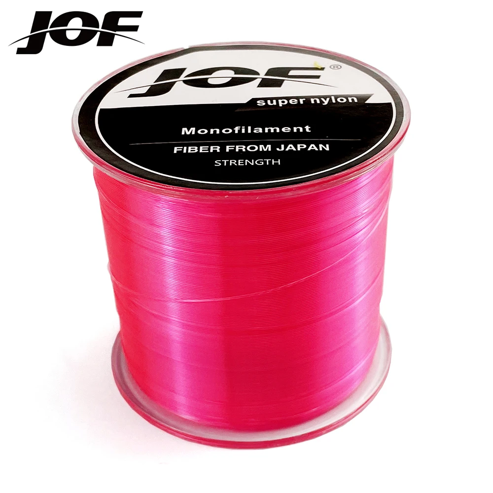 JOF-Hilo de nailon Invisible, monofilamento para pesca con mosca en el mar, 500 ~ 28,6 lb, 2 ~ 13kg, 3,4 m - imagen 3