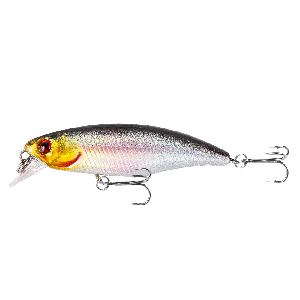 Mini señuelo de pesca de pececillo que se hunde, 4,5g, 55mm, cebo duro, Wobblers, Crankbait, Perch, Lucio, salmón, trucha, lubina, 1 piezas