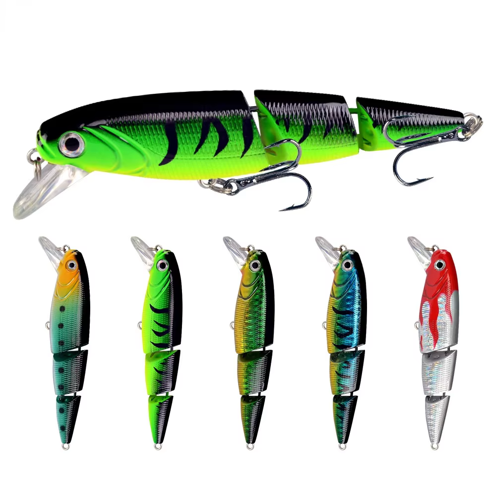 Crankbait Multisección Lubina con Ojo 3D – Señuelo Realista - imagen 5