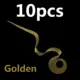 10pcs golden