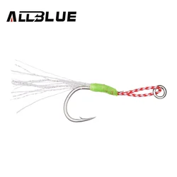 Anzuelo Luminoso ALLBLUE con Pluma PE y Anillo – Jigging 10-80g