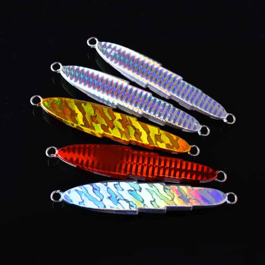 Jig de metal de paso lento luminoso para agua salada - imagen 3