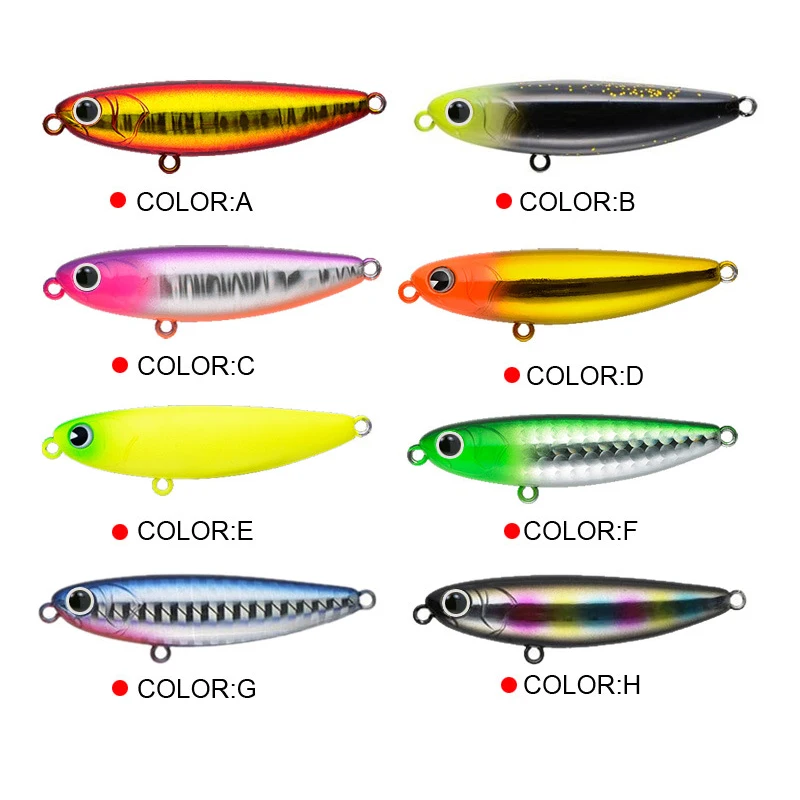 Señuelo Crankbait Lápiz para Depredadores con Ojos 3D - imagen 4