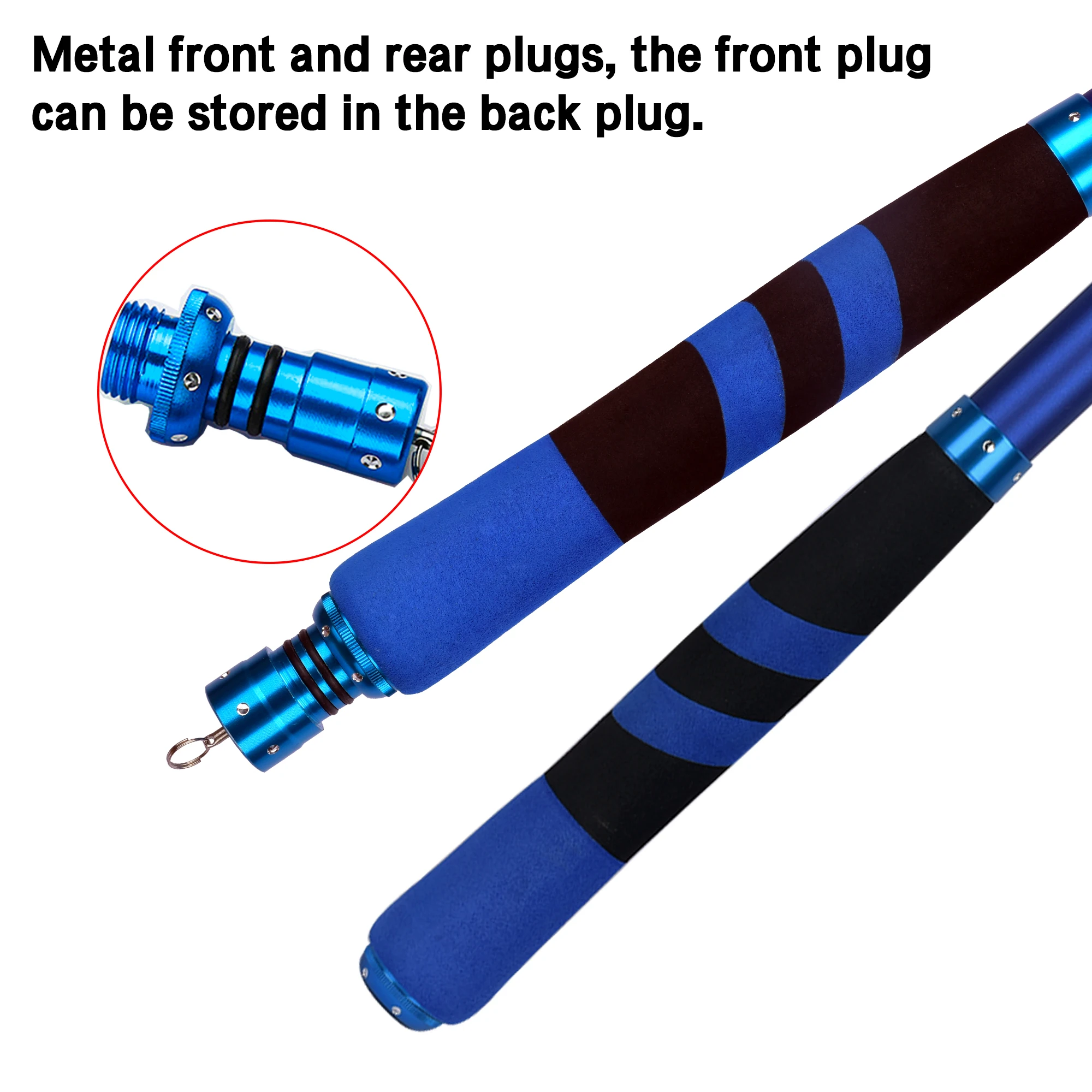 FELENHAI-caña de pescar telescópica de fibra de carbono, ultraligera, superviaje, 5-30g, 3,6, 4,5, 5,4, 6,0 M, 30T - imagen 5