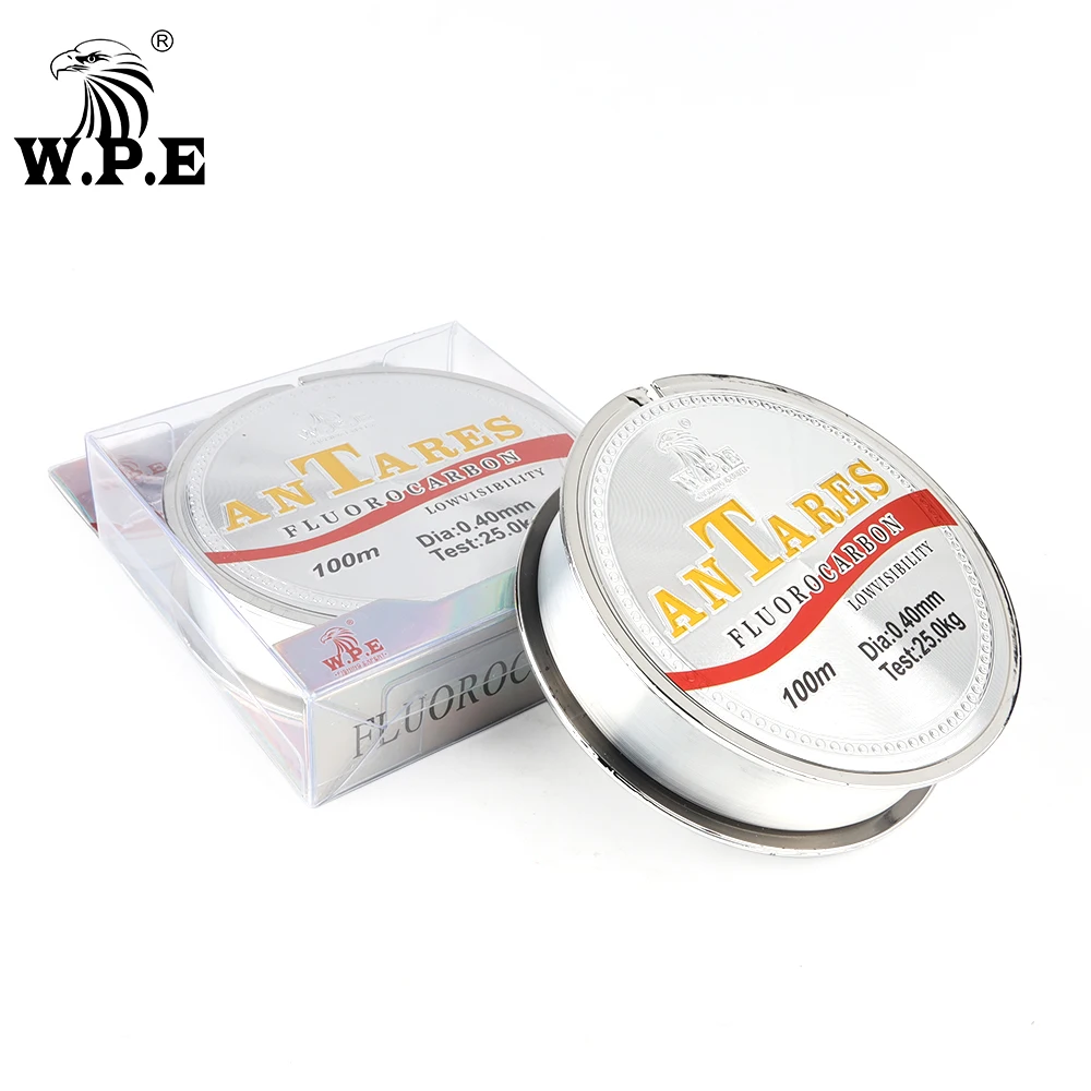 W.P.E nuevo hilo de pescar ANTEROS 100m 0,20mm-0,60mm hilo de pescar recubierto de fluorocarbono 100m 10KG-41KG fibra de carbono para pesca de carpa - imagen 2