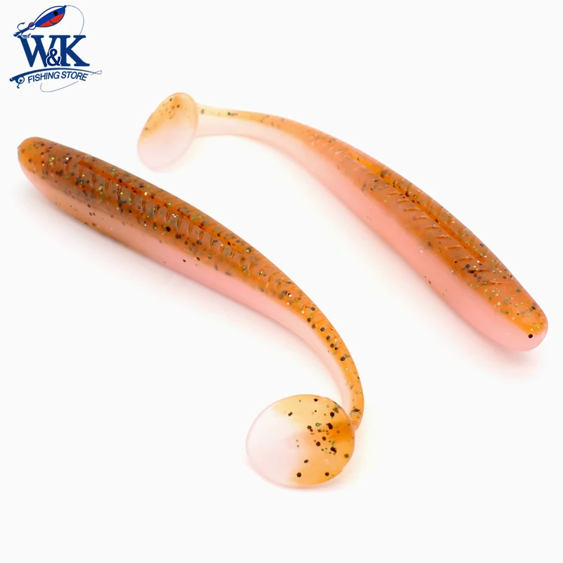 Super Swimbait de 4,5 pulgadas para Lucio, lubina, Zander, sábalo de pesca a 5 uds, cebo suave Texas RIG, columpio colorido - imagen 2