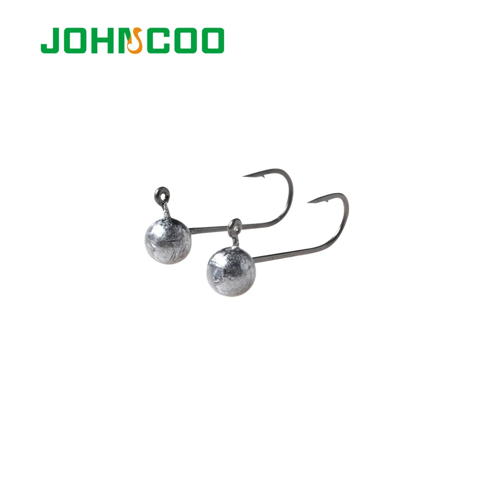 JOHNCOO 10 Uds anzuelo con cabeza de anzuelo anzuelo de pez roca 1g 1,5g 2g 3g 5g anzuelo de pesca anzuelo de gusano suave anzuelo con cabeza de anzuelo - imagen 3