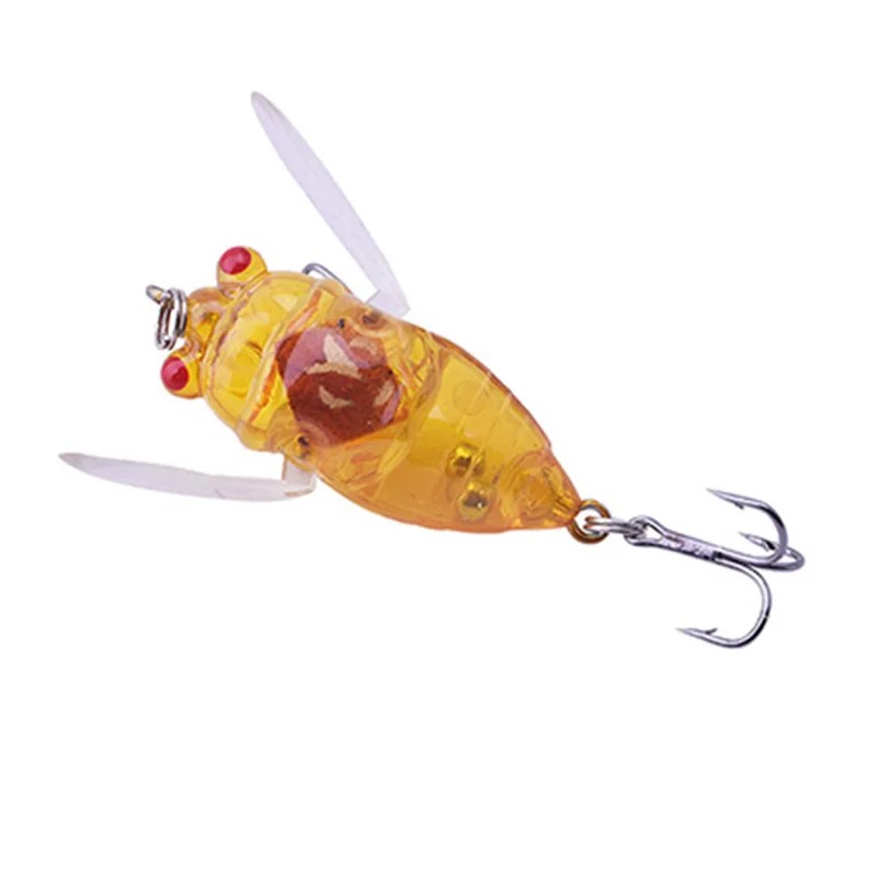 Topwater-señuelo de Pesca de Cicada, 50mm, 4,5g, Wobblers, Crankbaits, cebo duro de insectos artificiales, Pesca Minnow Leurre Isca Peche, 1 ud. - imagen 3