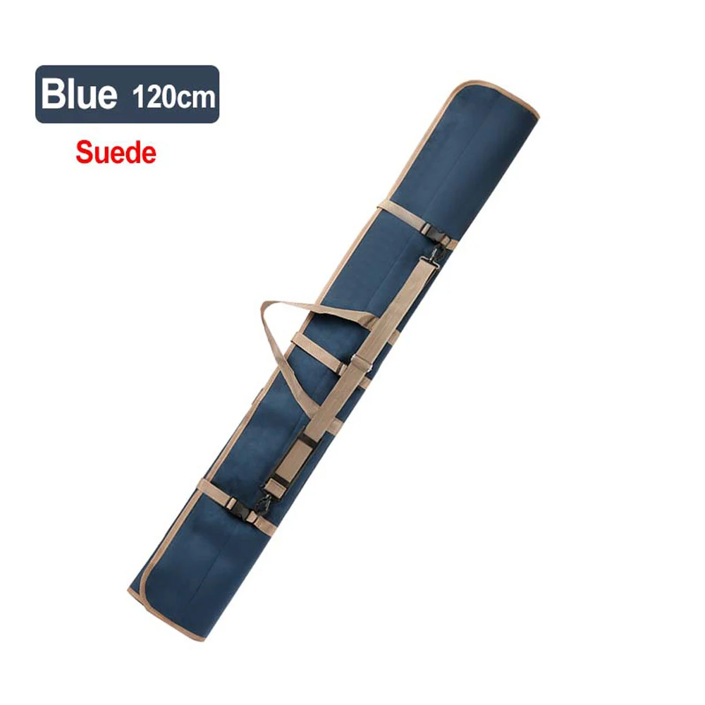 Suede 120cm Blue