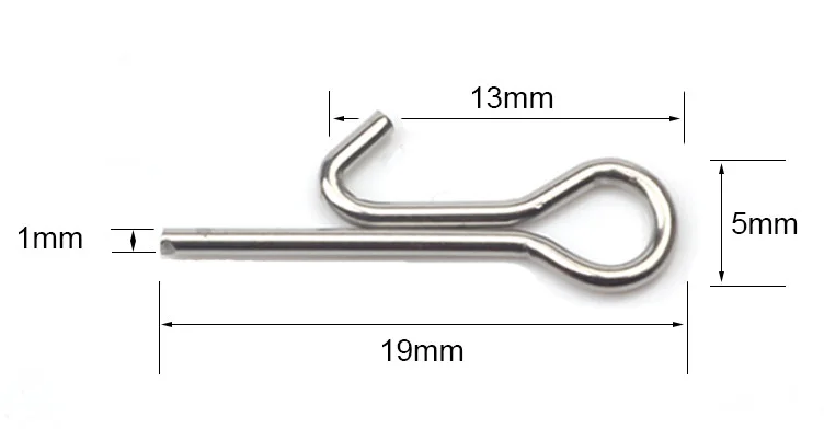 50-100 unids/lote, Señuelos de pesca blandos, cebo Stinger Spike Hook, anzuelo triple, alfileres de conexión, aguja, accesorios de bloqueo fijo, herramientas - imagen 5