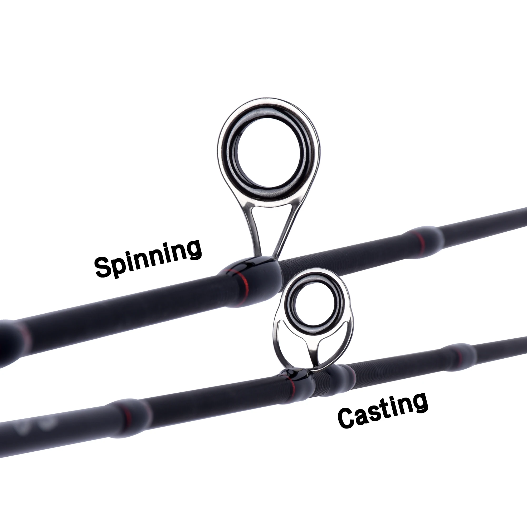 BIUTIFU-caña de pescar giratoria de fundición de señuelo, 1,68/1,8/2,1 m, 30T, cebo de carbono de 2 secciones, 4-35g, L/M/MH, Baitcasting, Surf, poste rápido - imagen 5