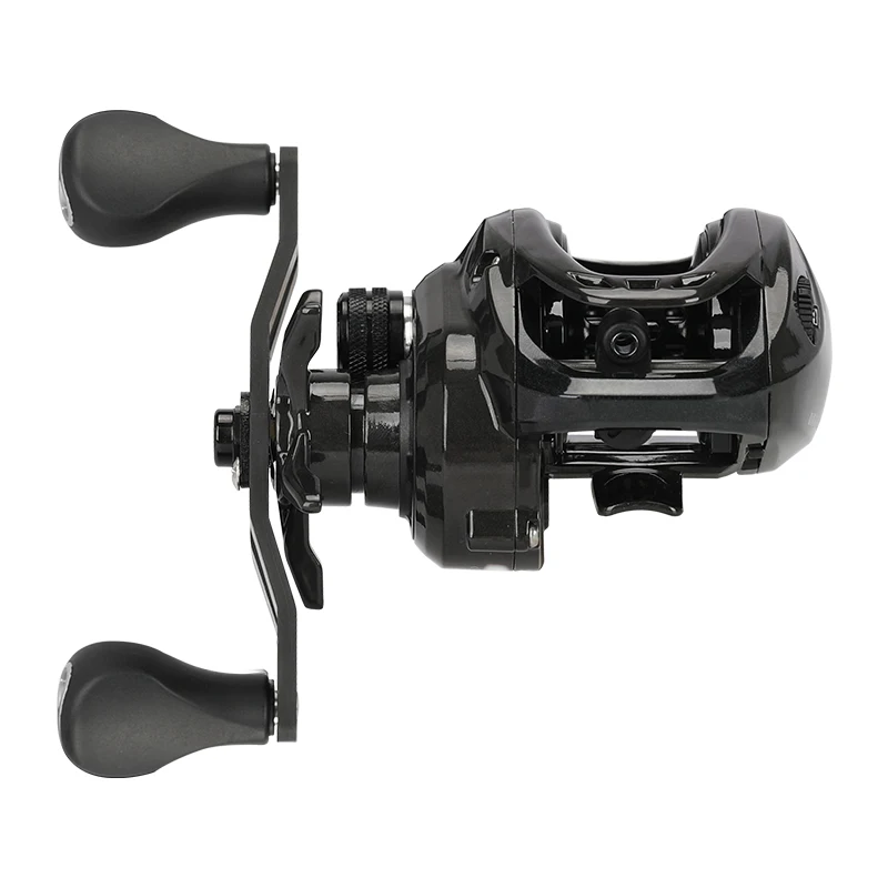 Señuelo de carbono de rueda Distant 12BB, ultraligero, para agua, Baitcast, rueda de alambre de pesca con alarma de fuerza de descarga 6,4: 1, alta velocidad - imagen 2