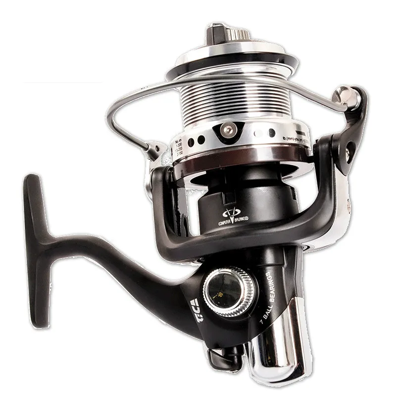 Carrete de Pesca giratorio, rueda de arrastre de acero inoxidable, Molinete de Pesca, 20/30/40/50/60s - imagen 5