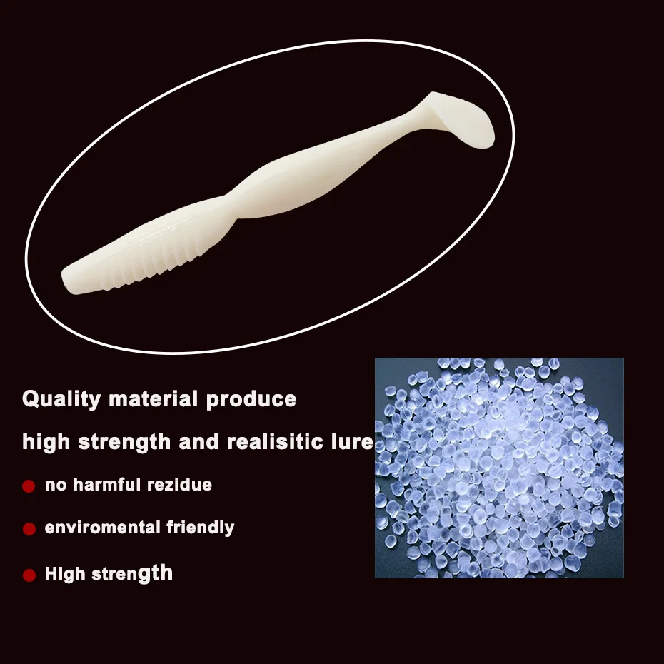 Señuelos de Pesca KESFISHING, cebo artificial de silicona suave Spiner Shad de 4 y 5 pulgadas, el mejor Lucio de lubina, añade olor a pescado - imagen 5