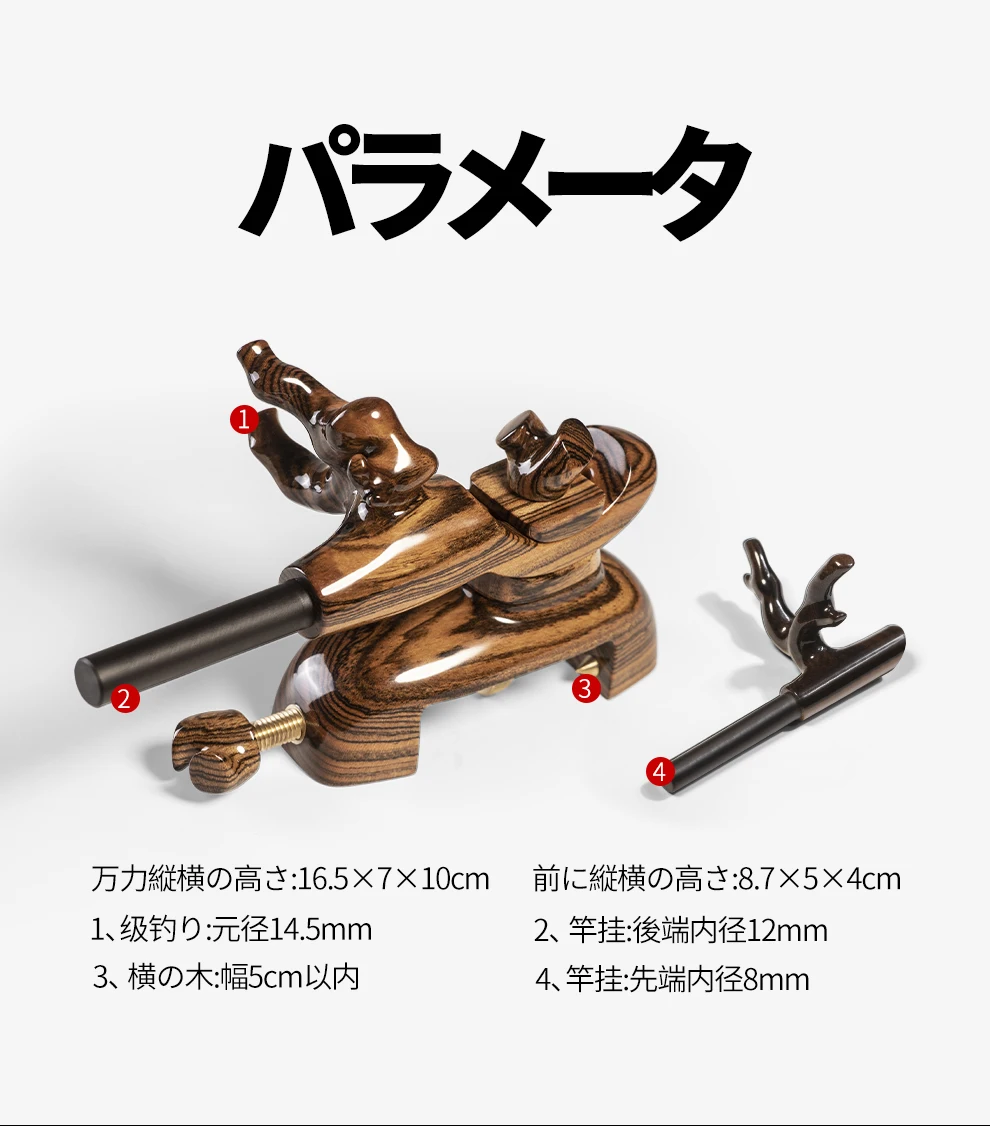 Se muestra una pistola de juguete de madera en una serie de fotos.