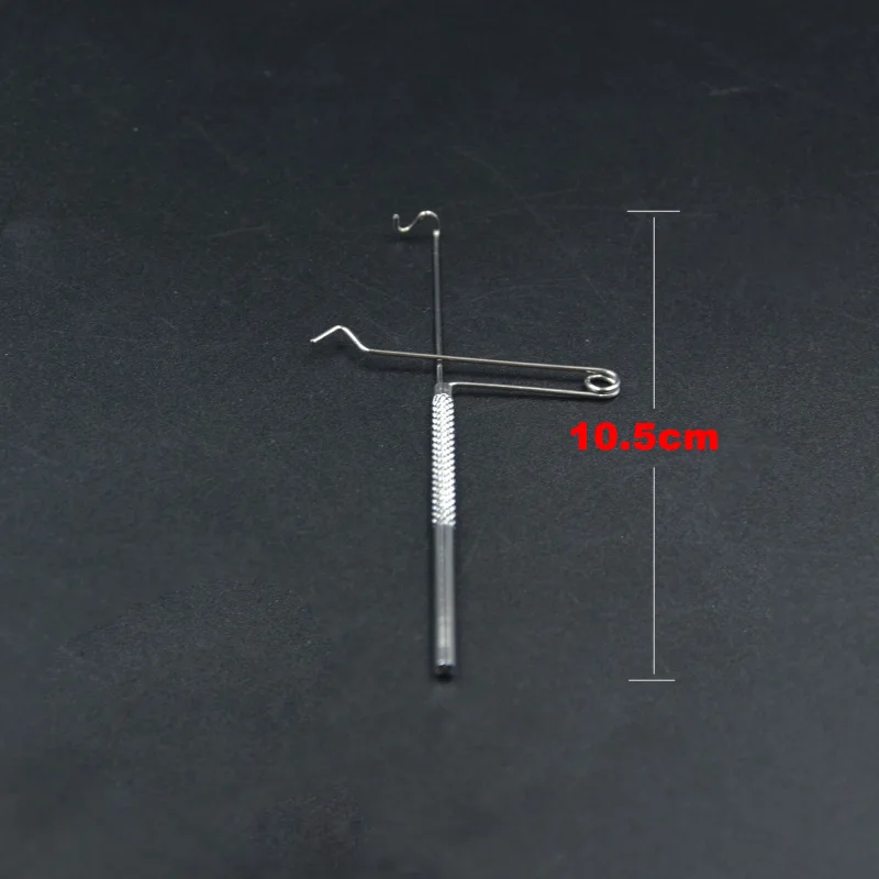 CONTEMPLATOR 1 pieza 10,5 cm SS pequeño acabado de látigo herramientas de atado de moscas mango de acero inoxidable acabado de látigo mejorado - imagen 3