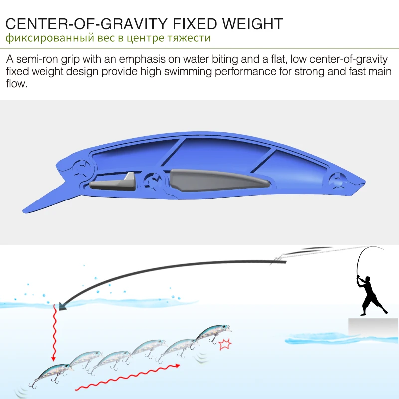 TSURINOYA-señuelos de pesca que se hunden, Minnow 60S DW67 60mm 6,1g Bass Pike Mini Minnow Crank Wobbler Model Crank Hard Baits model - imagen 3