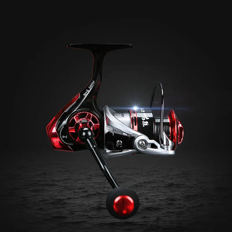 Bobina De línea De Pesca De arrastre, carrete giratorio De 2000s, 3000s, 4000s, 7,1: 1, ruedas distantes, para Pesca en agua salada - imagen 3