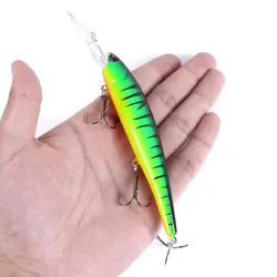 Señuelo de pesca Minnow, cebo Artificial duro láser, ojos 3D, 16cm, 21g, Wobblers de pesca, Lucio, carpa, Crankbaits, aparejos de pesca, 1 Uds.