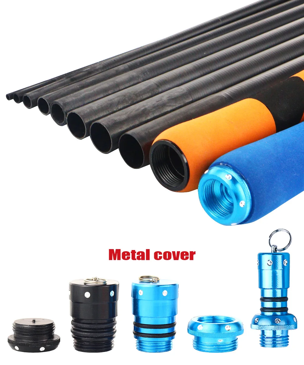 Cañas de pescar ultraligeras, telescópicas de fibra de carbono, ultraligeras, 2,7 m-7,2 m - imagen 2