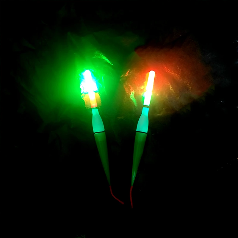 Flotador de pesca eléctrico con luz LED y batería, aparejos de pesca de agua profunda, equipo Bobber con electrones, 2 uds. - imagen 5