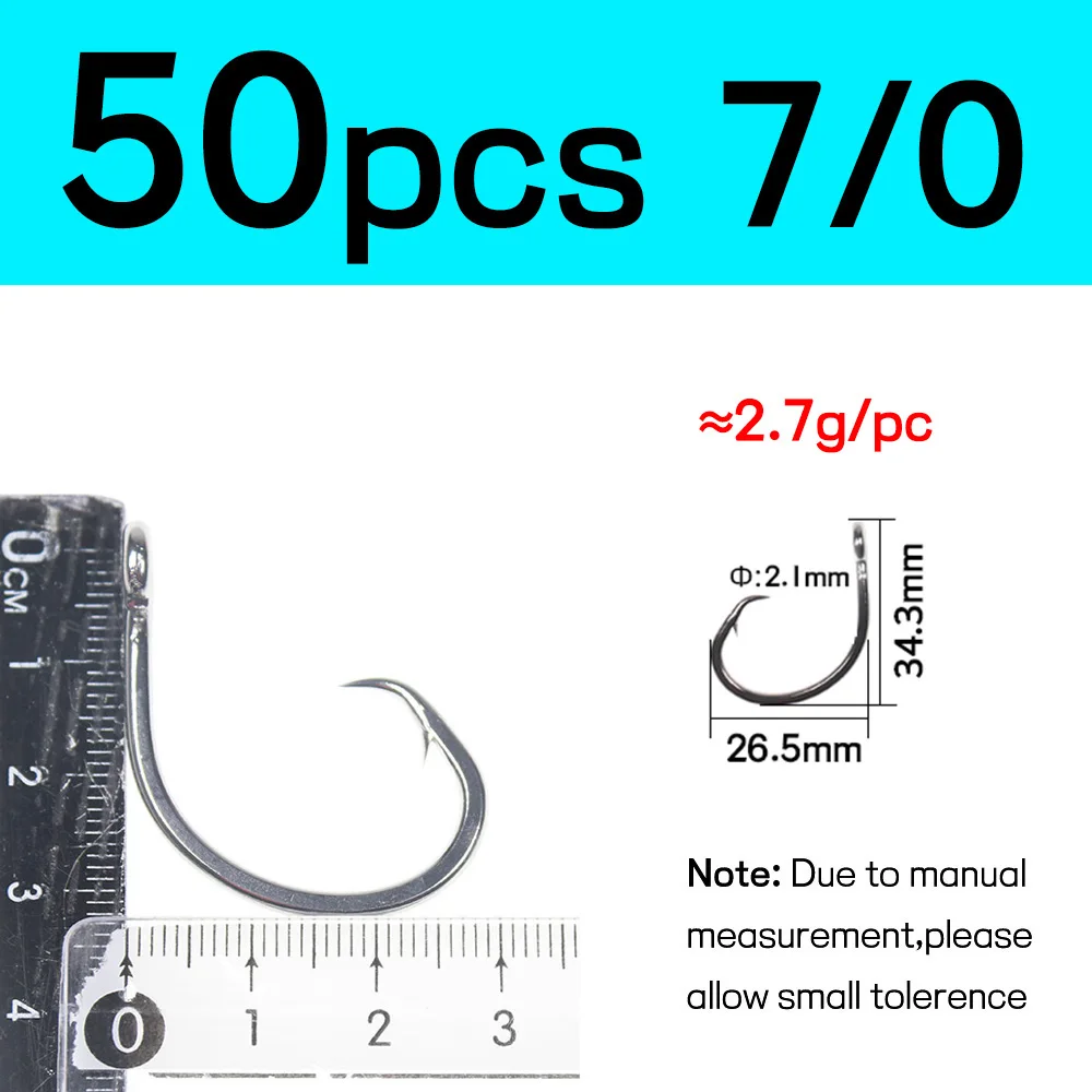 50pcs size 7-0